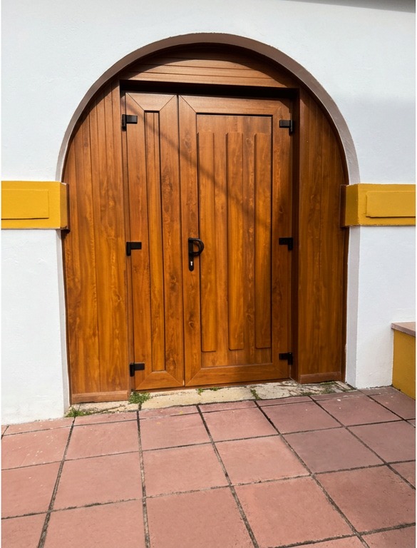 Puerta Madera Arco · Cantabria